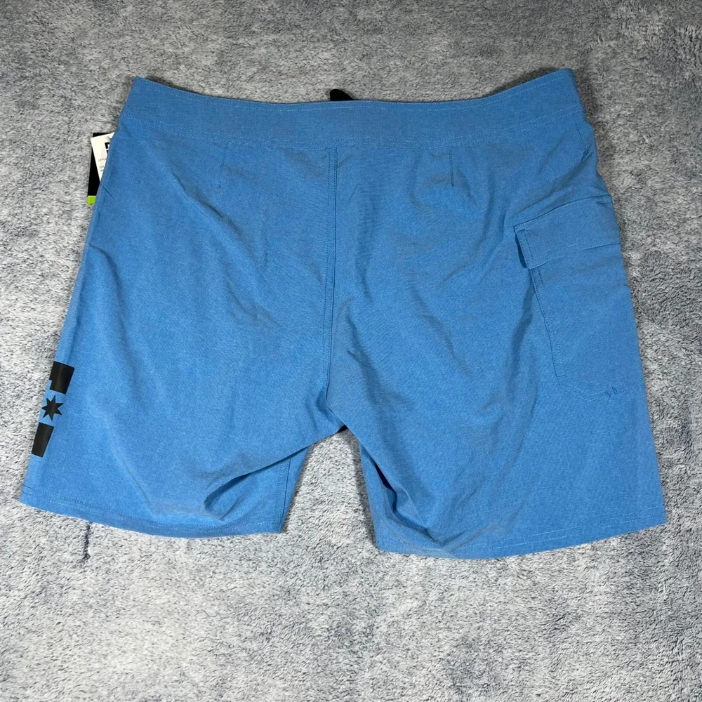 DC Shoes‎ Mens Blue Local Lopa 18 Board Shorts 4-Way Stretch Swim Trunks Size 38